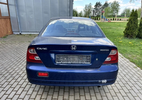 Honda Civic cena 3400 przebieg: 250000, rok produkcji 2001 z Krotoszyn małe 326